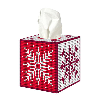 Ensemble de point de croix nordique à motif de flocons de neige par Orchidea 5110