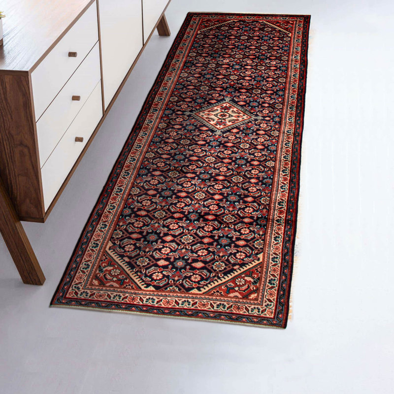 Tapis bleu marine Andelz 3 pi 6 po x 10 pi 7 po