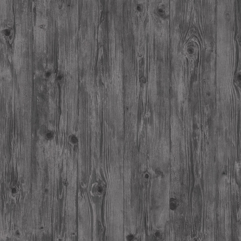 Waco 10m x 52.8cm Matte Paste the Wall Wallpaper Roll, Charcoal