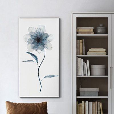 Indigo Floral II - reproduction d'art sur toile tendue