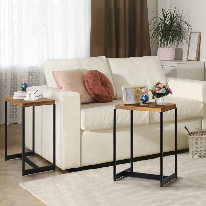 End Table Set, Brown