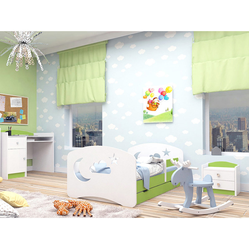 Natividad Cabin Bed with Storage Included, Green