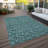 Dejahn Washable Floral Indoor / Outdoor Rug-1650009397