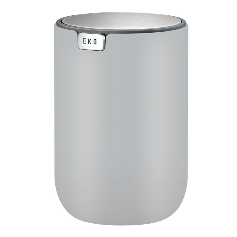 Plastic Swing Top Countertop Waste Bin - 1.5L, Grey