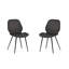 Vernay 48cm H Upholstered Side Chair in Black