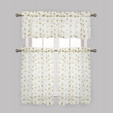 Hair Floral Tailored Kitchen Curtain