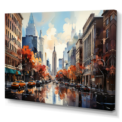 Autumn New York City breeze - New York Canvas Art