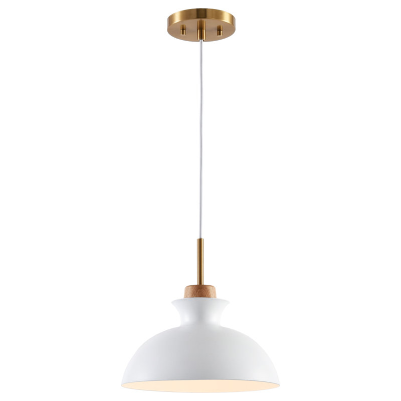 Luminaire suspendu simple 1 lumière, Blanc