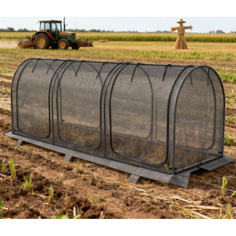 Easy To Use Crop Cage,Plant Protection Tent,With Zippered Doors,Storage Bag And Ground Stakes