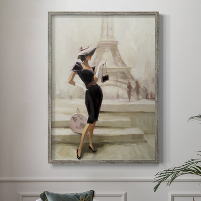 Love, From Paris Framed Print - Solid Wood