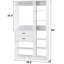 Système d'organisation l 39,4 po avec tiroirs en bois et tringles de suspension-832801605