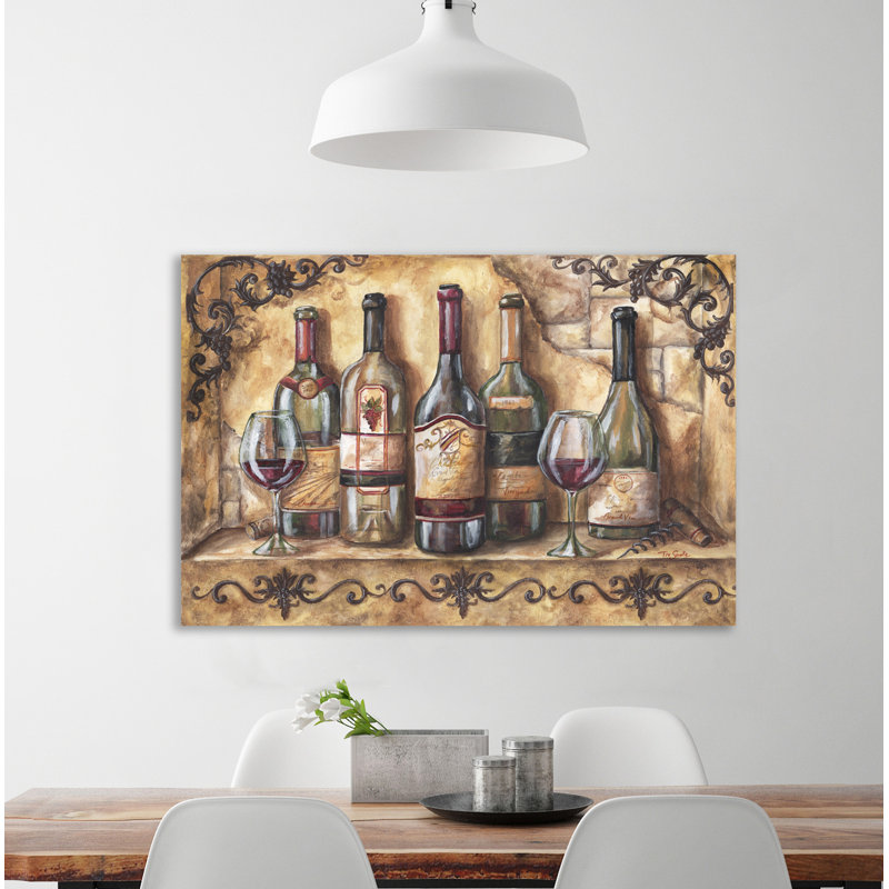 « wine tablette », reproduction sur toile tendue, H 32 po x l 48 po