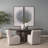 Gray Performance Fabric Upholstered Dining Chair