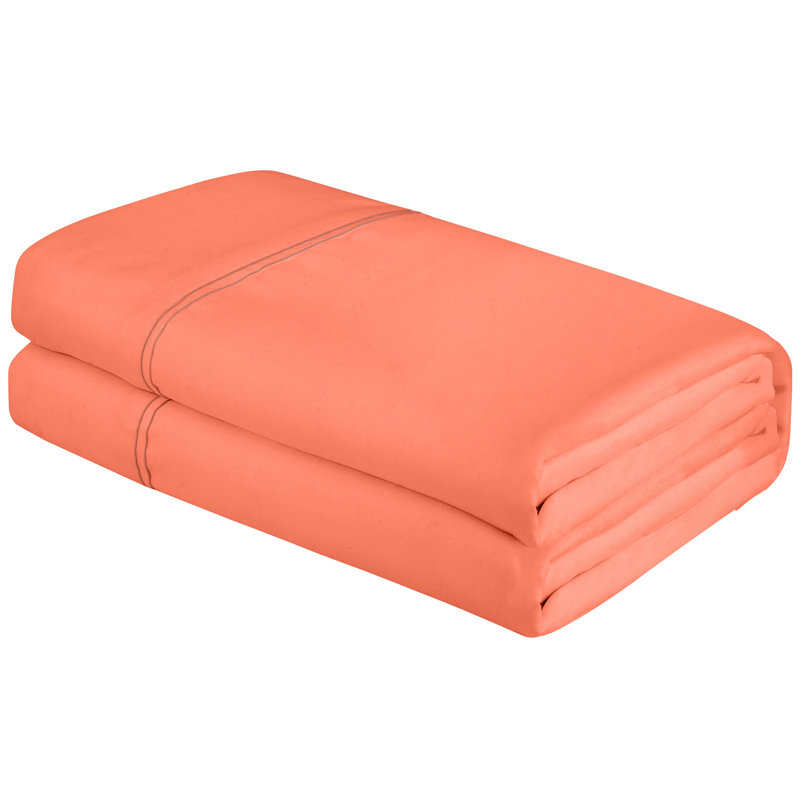 Royale Linens | Ultra Soft Brushed Microfiber Flat Sheets Only | Wrinkle Free & Stain Resistant | Hotel Quality Top Sheet for Bed