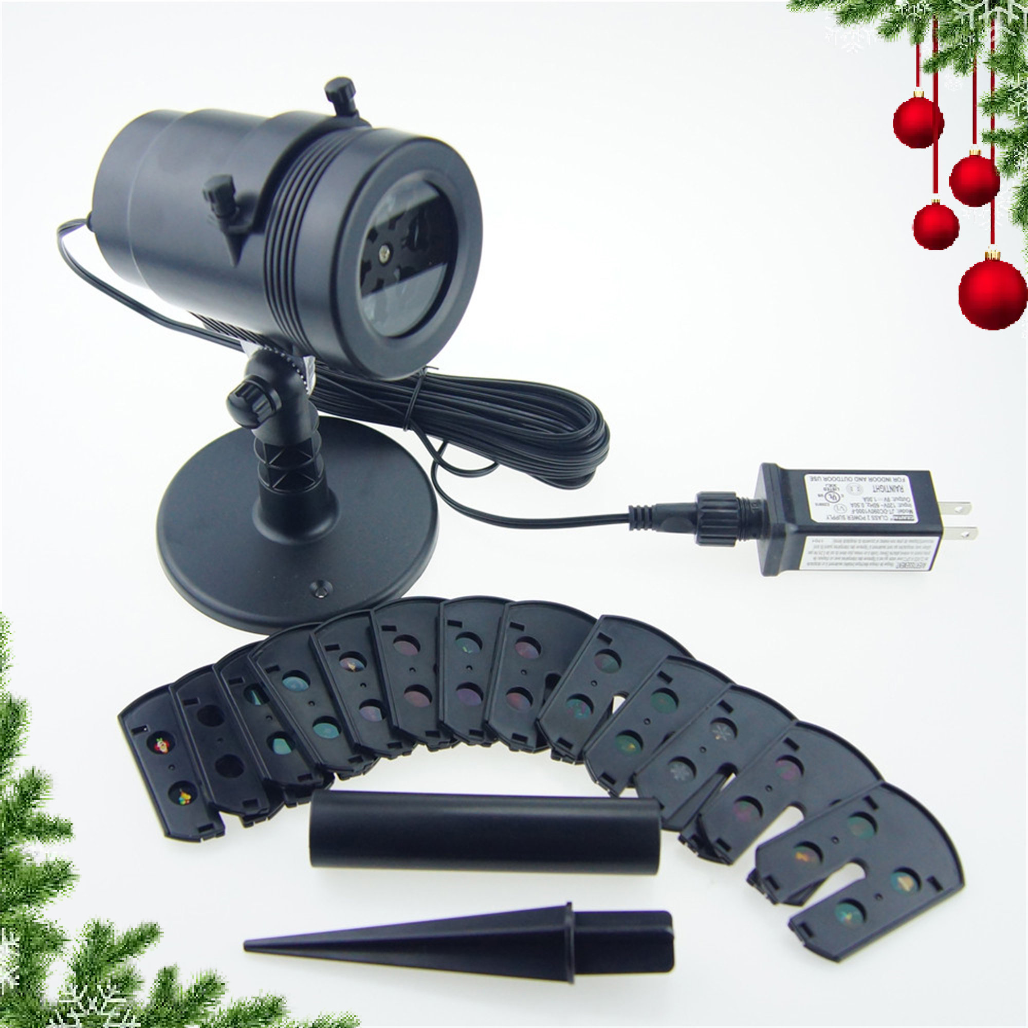 XSIX Colourized Auto Moving Projection Lights With 14 Replaceable Lens ...