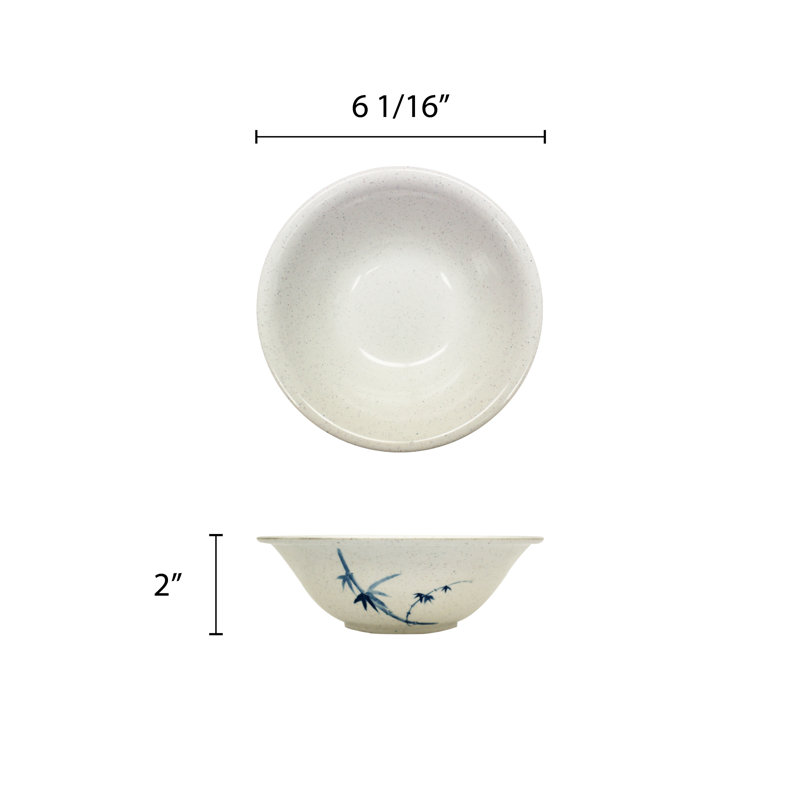 Bamboo 15 oz. Melamine Deep Bowl