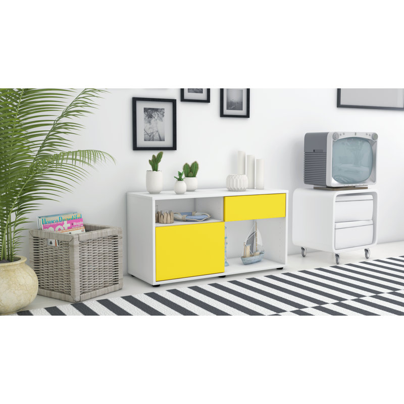 Elmer 1 - Drawer Chest of Drawers, White/Yellow