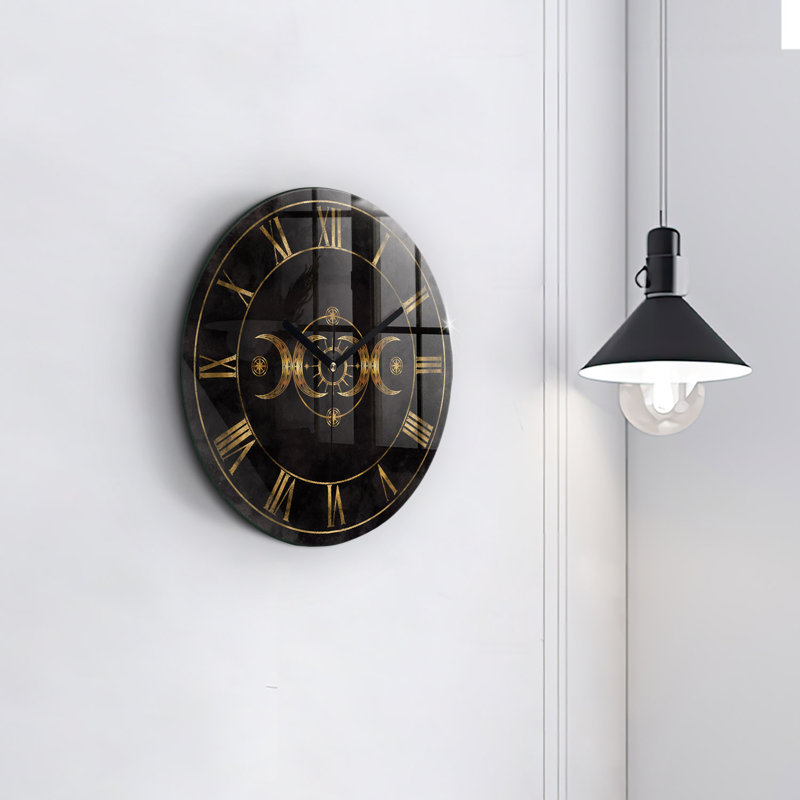 Glass Wall Clock