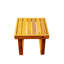 Ensemble de salon d'extérieur en bois d'acacia - Fauteuil et repose-pieds-599515