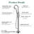 Freestanding Floor-mount Tub Filler With Hand Shower, Round Design, 2-handle-120077776