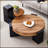 Double-Layer Round Coffee Table