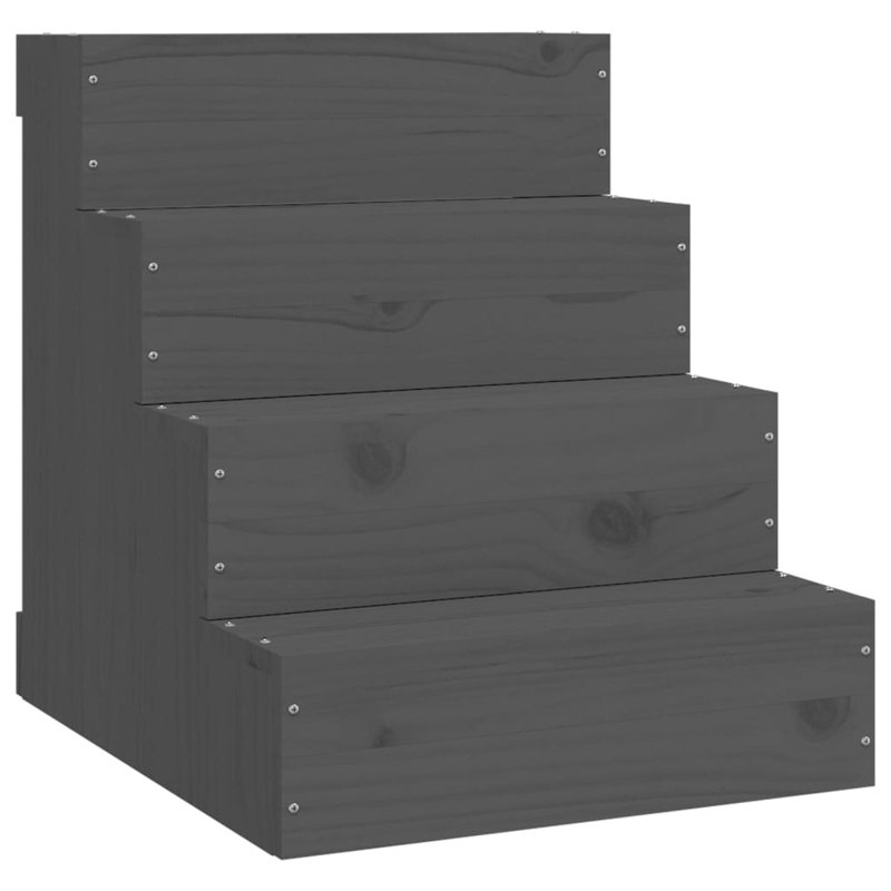 Hensley Pet Stairs, White, 47 H x 40 W x 49 D