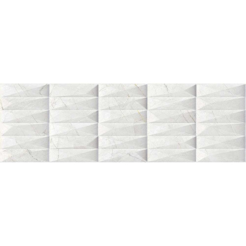 Milos 12'' x 40'' Ceramic Marble Look Wall Tile