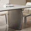 Ensemble de table de salle à manger rectangulaire moderne et luxueux-103235027