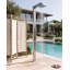 Freestanding Outdoor Shower APOERA Silver