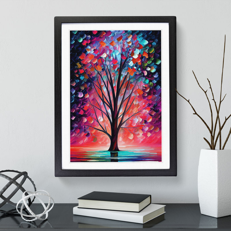 Portrait of a Tree No.2 - Framed Print, Black Framed, 64cm H x 46cm W x 2cm D