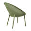 Chaises d'appoint intérieures et extérieures en plastique Mid-Century Modern-1596932337