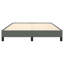 Structure de lit gris foncé 100% polyester avec contreplaqué et bois d'ingénierie grand lit plateforme tapissier-1363499357-1363499358