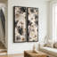 «Neutral Floral Art», ensemble de 2 reproductions d'art encadrées sur toile 60 po x 20 po x 2, 60 po x 30 po x 2-129407529-129407530