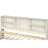 Creamy White Twin Bed Frame With Side Storage, Drawers & Socket Size Storage And Charging Station-1724773679