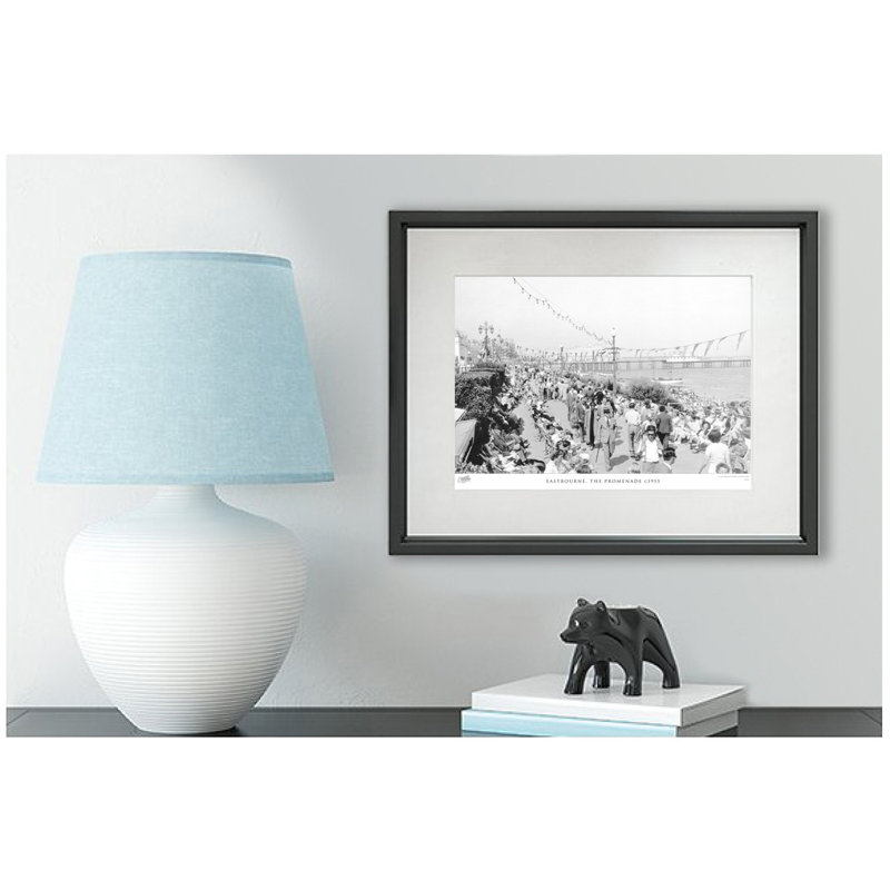 Eastbourne, The Promenade C1955 by Francis Frith - Single Picture Frame Print, 40cm H x 50cm W x 2.3cm D