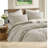 Oversized Bedding Sets Cotton Matelasse Beige Modern Home Comfort