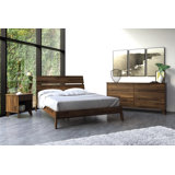 Linn Solid Wood Platform Configurable Bedroom Set