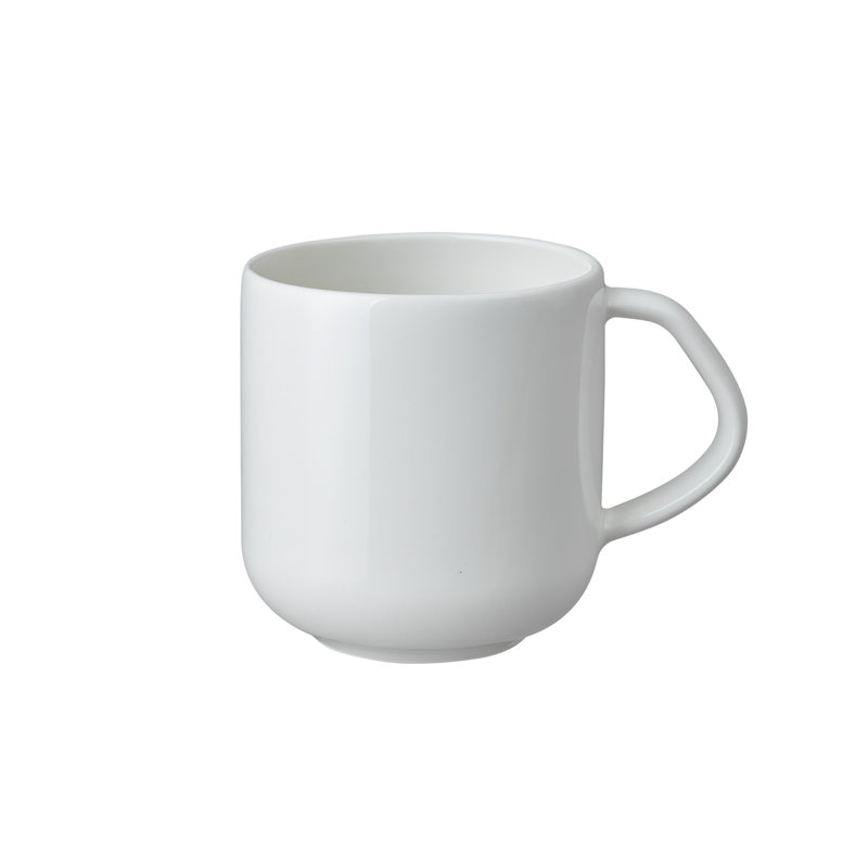 Grande tasse en porcelaine blanche classique