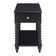 24" Tall Rustic Solid Wood End Table With Built-In Power Outlet And USB Port
