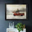 «Red Barn Winter», toile tendue avec châssis_48722-95883079-95883082