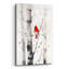 «Woodland Cardinal 2» par Petals Prints Design, art mural en verre acrylique-162126664
