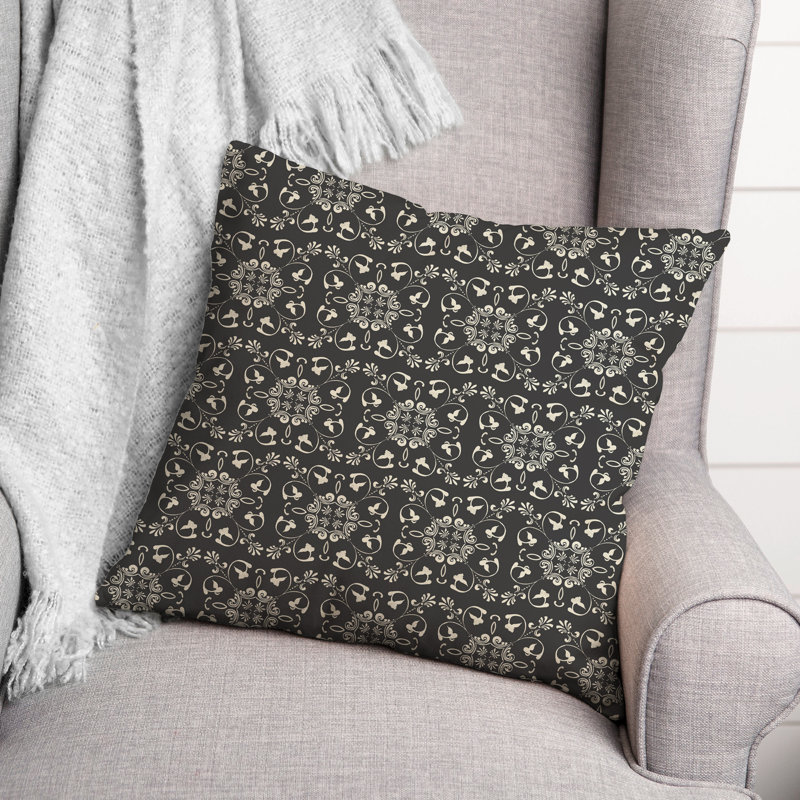 Medallion Square Pillow Cover & Insert