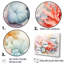 «Giant Plumose Anemone I», ensemble d'art mural sur toile corail sous l'eau-107735040-107735043