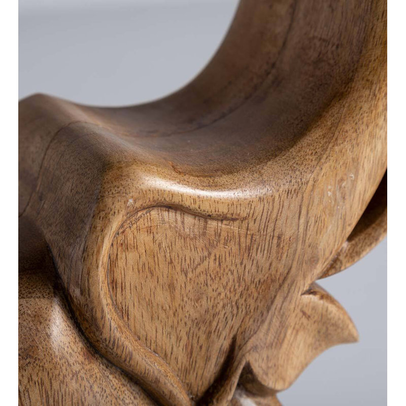 Hand-Carved Wooden Elephant Wine Bottle Display
