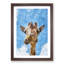 Chewing Giraffe - Picture Frame Painting Print-56924673-56924676