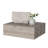 Modern Bedroom Floating Nightstand In Gray With Storage Space For An Organized Setup-976529177