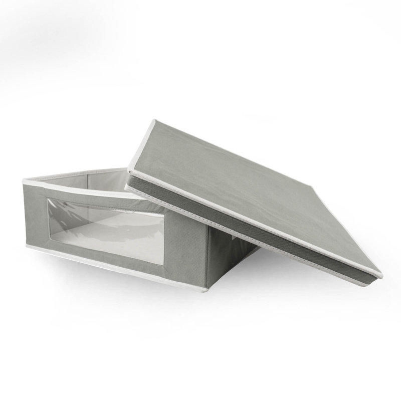 Cube en tissu Salinas, H 5,5 po x l 15,5 po x P 13,5 po