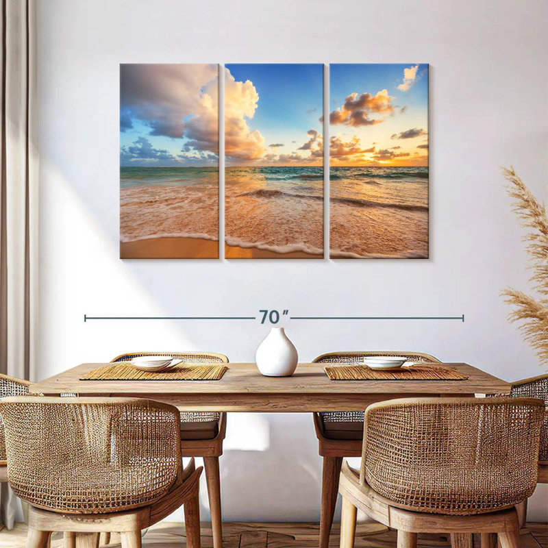 Gillard Relaxing Ocean Wave, H 36 po x l 57 po