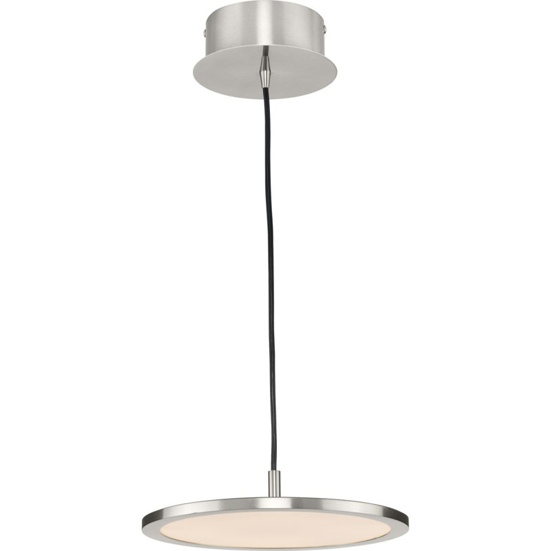 Luminaire suspendu DEL moderne, Nickel brossé