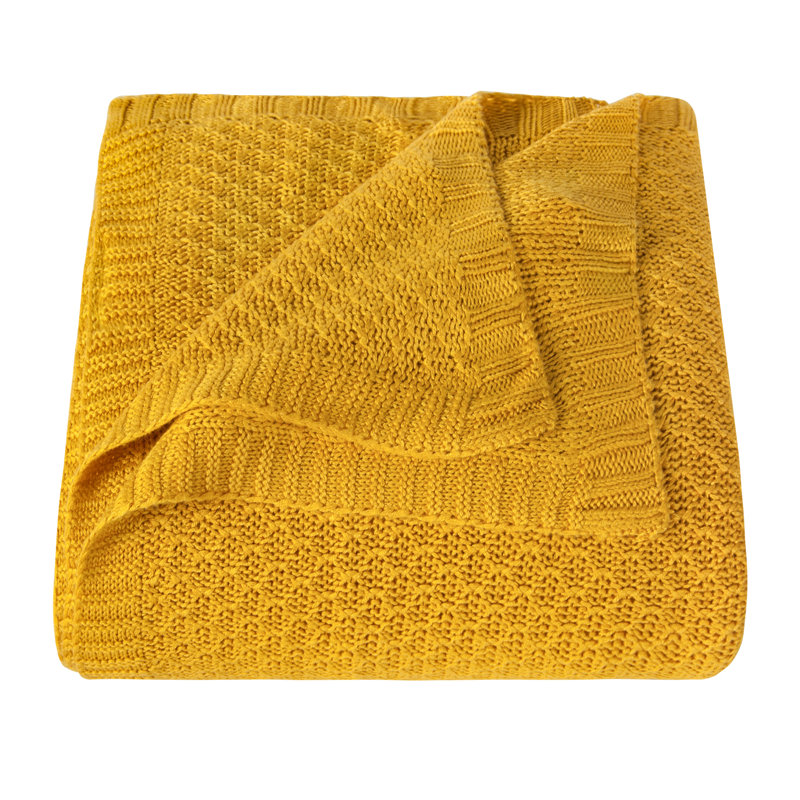  Couverture torsadée, 2,9 lb, Jaune